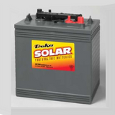 MK Powered® Deka® Solar 6 V Wet Type Deep Cycle Flooded Battery.